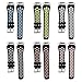Hagibis Fitbit Ionic Accessory Band, Soft Silicone Replacement Sport Strap Wristband for Fitbit Ionic Smart Fitness Watch. (6 Color)