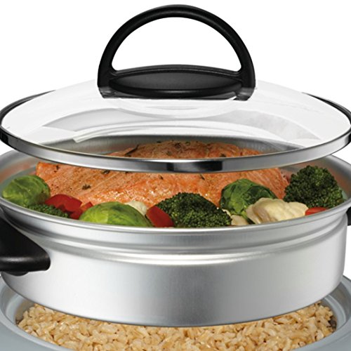 Oster Titanium Infused DuraCeramic 6Cup Rice & Grain Cooker with Steam
