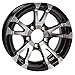 Aluminum Boat Camper Trailer Rim Wheel 5 Lug 14 in. Avalanche V-Spoke/Black