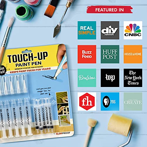 Slobproof Fillable Paint Pen Brush Pens Touch Up Paint Pen Paint