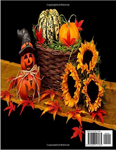 COMPOSITION NOTEBOOK: HALLOWEEN COMPOSITION NOTEBOOK THANKSGIVING JOURNAL HALLOWEEN BOOKS FASHION COMPOSITION NOTEBOOK DESIGN BOOKS WIDE RULED PAPER (COLOR YOUR WORLD BOOKS BY SADIE HARVEST)