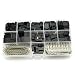 HJ Garden 620pcs 2.54mm Dupont Jumper Connectors Male Female Crimp Pin Terminal Kit 250V 3A 1-12Pin Dupont Cable Jumper Wire Pin Header Housing Kit primary