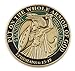 Forge Put On The Whole Armor of God EPH 6:13-17 Enamel 3D Challenge Coins (Antique Gold (1 Coin))