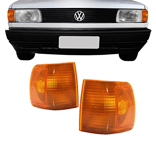 Lanterna Dianteira Pisca Volkswagen Gol Voyage Parati Saveiro 1991 a 1996 Ambar Lado Esquerdo