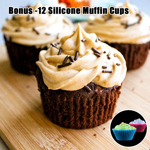 6 Silicone+Muffin+Cupcake+Pan+Set
