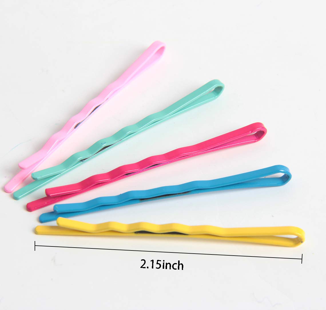 Hapy Shop 150 Pieces Color Bobby Hair Pins Hair Styling Clips with Storage Box for Women, Various Colors : Beauty