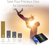 ASUS SDRW-08U9M-U External Ultra Slim DVD Writer USB C Type A Mac M-DISC view 5