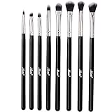 Matto Makeup Eye Brush Set 8-Piece - Eyeshadow Makeup Brushes, Eyeliner, Eye Pencil, Blending Crease Kit