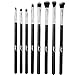 Matto Makeup Eye Brush Set 8-Piece - Eyeshadow Makeup Brushes, Eyeliner, Eye Pencil, Blending Crease Kit