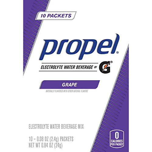 Propel Powder Packets Grape with Electrolytes, Vitamins and No Sugar (10 Count)