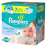 Pampers Baby Fresh Baby Wipes 7x Pop-top Pack - 448 Count