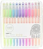Kaisercraft CL101 KaiserColour Gel Pens (24 Pack), 12 Pastel & 12 Glitter Colors, Assorted