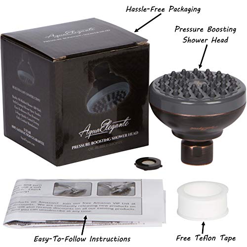 Pressure Boosting Shower Head High Pressure Water Saver Showerhead