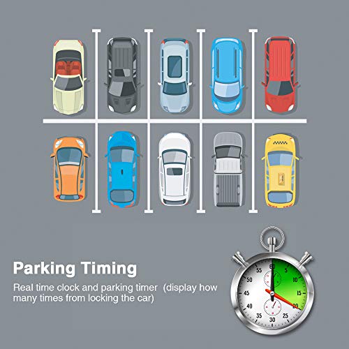 Autopmall Car Alarm Protection System Auto Security 2 Way Remote System Wireless Alarm Shock Alarm No Installation