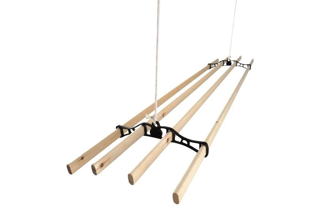 Traditional Victorian Style Hanging Clothes Airer With Malleable