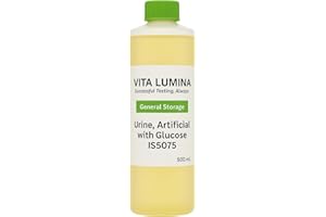 VITA LUMINA 500mL - Understanding Urinalysis - Fake Subsolution with Glucose for Education and Testing - Demonstration for Urinalysis Techniques