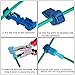 Horloy 240 PCS/120 Pairs T-Tap Wire Terminals Quick Splice Electrical Connectors Self-Stripping and Nylon Fully Insulated Male Spade Disconnect Kit