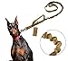 ArcEnCiel Heavy Duty Adjustable Nylon Tactical Military US Army Police Dog Training Leash Elastic Pet Quick Release Tactical Collars (Coyote Brown)