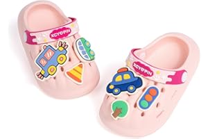 Babelvit Toddler Boys Girls Garden Clogs Infant Cute Slip On Slides Water Shoes Baby Lightweight Breathable Summer Beach Pool Outdoor Sandals Comfort Clogs Slippers