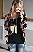 Womens Kimono Cardigans for Women Floral Cardigan Blouse Comfy Boho Wrap Casual Cover up Tops Outwear Black XL