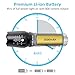 Tactical Flashlight, 800 Lumens BYBLIGHT Zoomable Flashlight, Rechargeable Cree Led Flashlight with AC Charger and 26650 Battery, Bouns Solar Power Keychain Flash Light