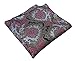 Shlax&Wing Paisley Blue Black Pink Pocket Square Mens Hankies Hanky