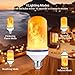 Brizled LED Light Bulb, 4W 1500K Light Bulbs, 4 Modes Light Bulbs with Upside Down Effect Simulated Flaming Christmas Decorative Lights for Home, Garden, Bedroom, Party, Bar Decor, 2 Pack