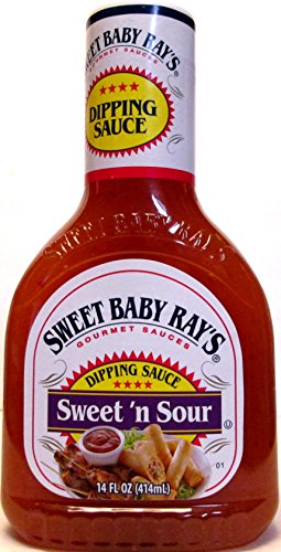 Sweet Baby Ray's Sweet & Sour Dipping Sauce (Pack of 2) 14 oz Bottles (Best Sweet And Sour Sauce Brand)