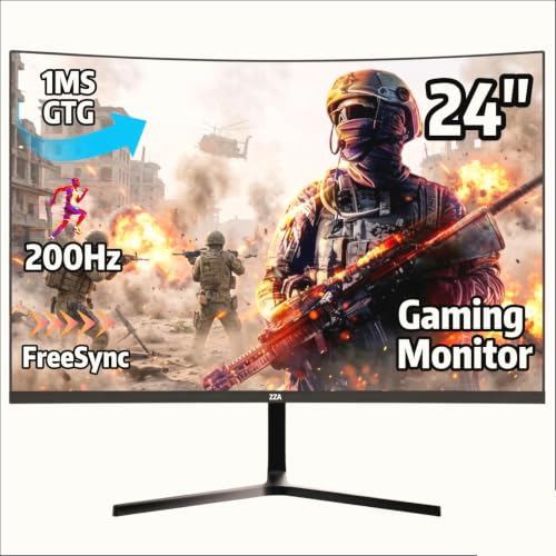 ZZA 24 Inch 200Hz FHD Gaming Monitor