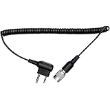 Sena SC-A0115 2-Way Radio Cable for Midland Twin-Pin Connector , black