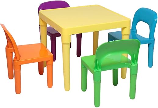 amazon plastic table and chairs