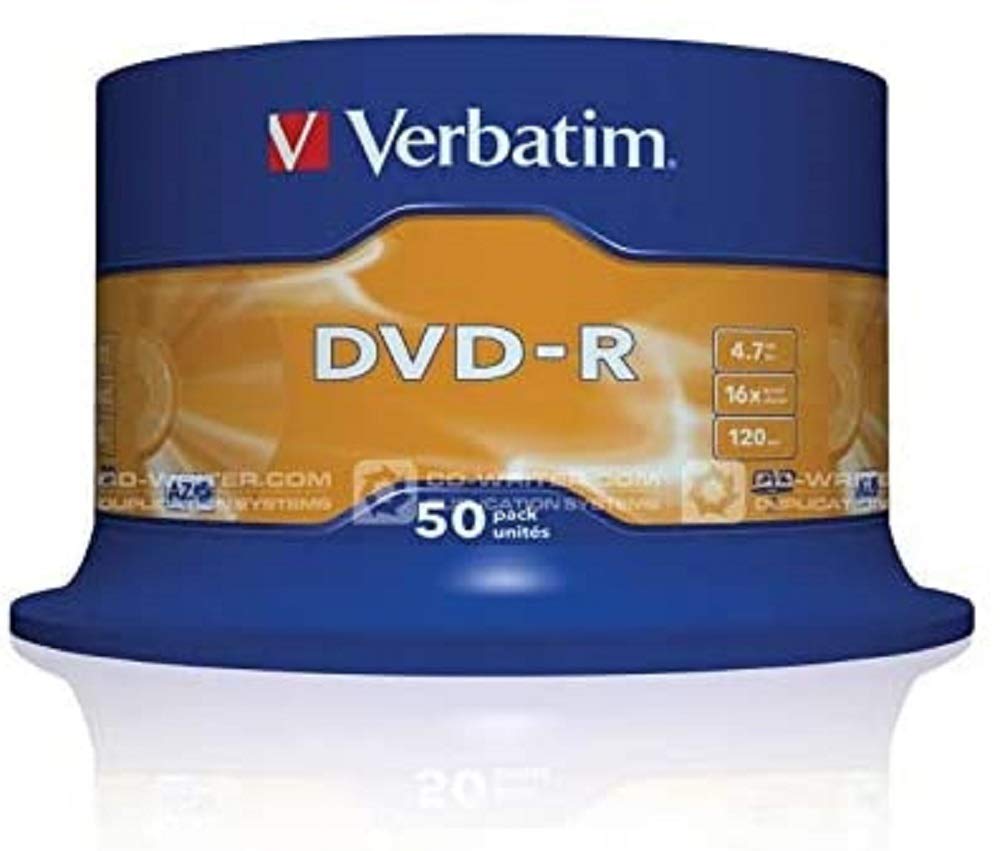 Verbatim 43548 DVD-R 4,7 GB (120min) 16x 50-cake