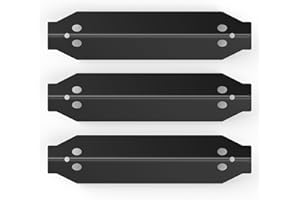 Barbqtime Grill Heat Plates Replacement Parts for Dyna-Glo 3 Burner Gas Grill, Porcelain Steel Heat Tents for Dyna-Glo DGC310CNP-D, DGC310RNP-D, DGC310BNP-D Grill Models, 3 Pack