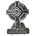 Grey Styrofoam Mossy Celtic Cross Tombstone (22