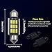 Viesyled 36mm 6418 LED Bulb, Canbus Error Free Festoon LED Bulb 6500K White Super Bright 400 Lumens 12-SMD 4014 Chipsets, 6411 LED Bulb, 6413 Bulb, 6418 Bulb, DE3423 Bulb, C5W LED Bulb, Pack of 10