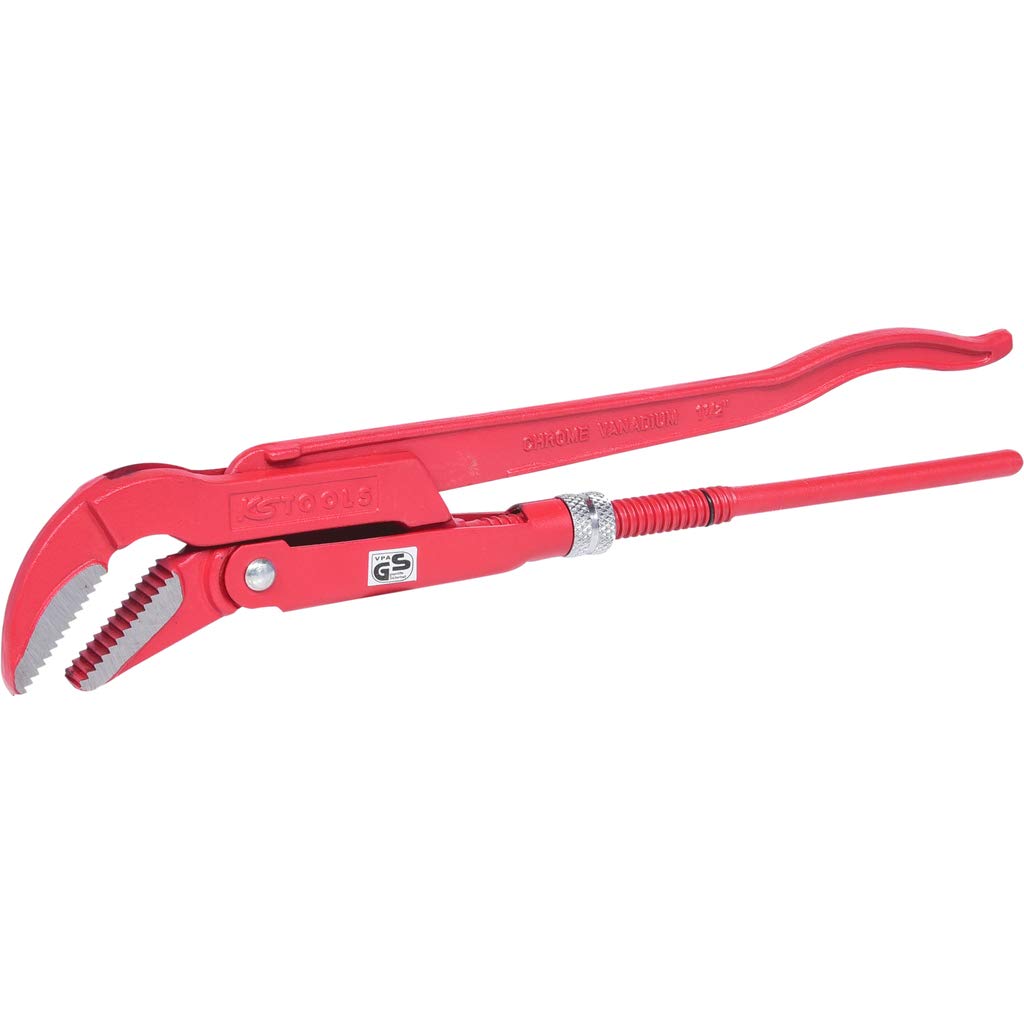 KS Tools 112.1500 1.1/2-inch 45 Degree Angled Pipe Wrench