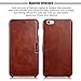 iPhone 6s / 6 Case, Benuo [Vintage Series] [Genuine Leather] Folio Flip Corrected Grain Leather Case [Ultra Slim] with Magnetic Closure for iPhone 6 / iPhone 6s 4.7 inch (Retro Brown)