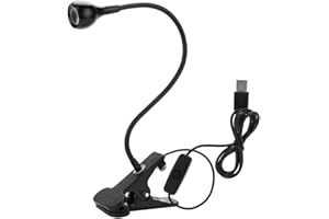 Zopsc USB 3W LED Phone Glue Curing Lamp,Portable Clamp Flexible 360 ° Desk Lamps,395 Wavelength,Plug and Play,for Repairing Phones,Fluorescent Agent Detection,Fluorescent Banknote