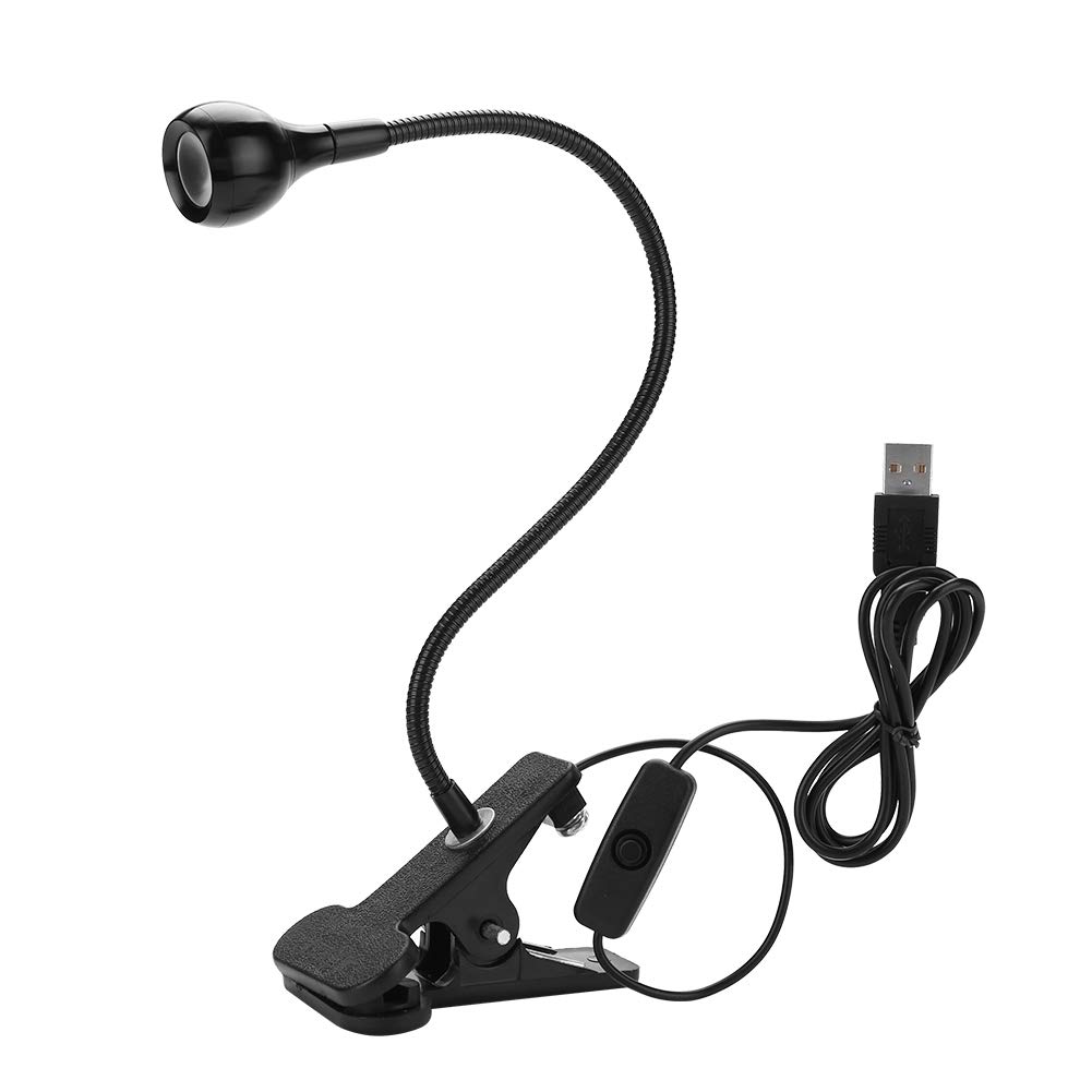 3W Glue Curing Lamp, 395nm USB LED Light with Clip and Switch, for Phone Repair, Circuit Board, Nail Gel, Fluorescent Detection
