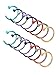 Mudder Stainless Steel Nose Ring Hoop Nose Stud Body Jewelry Piercing, 20 Gauge, 5/ 16 Inch, 16 Pieces
