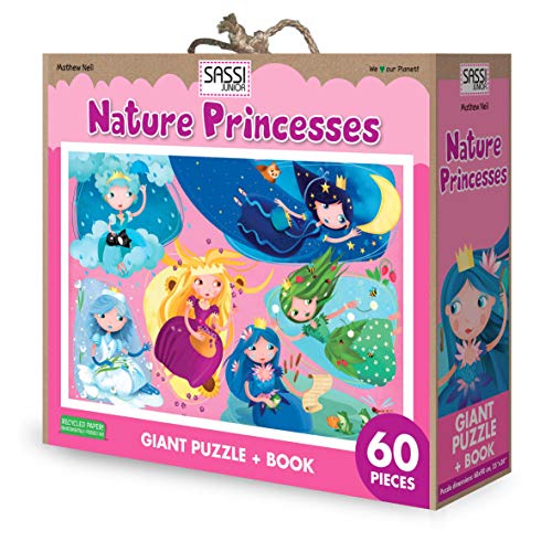 Sassi "Nature Princesses" Giant Puzzle and Book