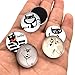Aligle 16pcs Beautiful Glass Cat Refrigerator Magnets Cute Fridge Stickers Funny for Office Cabinets Whiteboards Decorative Photo Abstract Calendar Bulletin Board