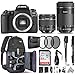 Canon EOS 77D DSLR Camera and Canon 18-55mm is STM + 55-250mm Lens with Altura Photo Complete Accessory and Travel Bundle