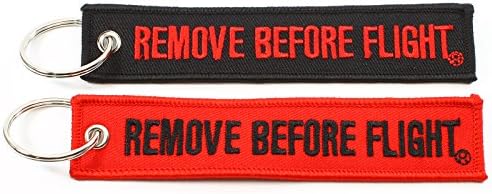 Amazon.com: Rotary13B1 Remove Before Flight DARK RED Key Chain