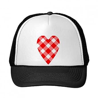 Men Gingham Pattern Baseball Cap