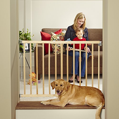 Stairway Swing Gate, Fits Spaces between 28" to 42" Wide and 30"high