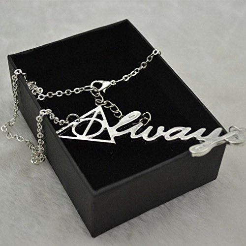Silver Harry Potter 'Always' Necklace Harry Potter Necklace/Always