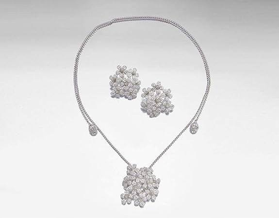 Multicolour Brass Floweret Set for Women