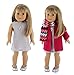 PZAS Toys 18 Inch Doll Clothes - 5 Piece Winter Coat Set fits 18