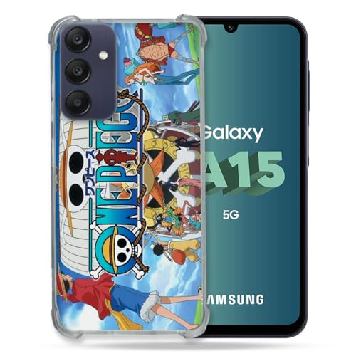 Cokitec Cover rinforzata per Samsung Galaxy A15 4G / 5G Manga One Piece Sunny